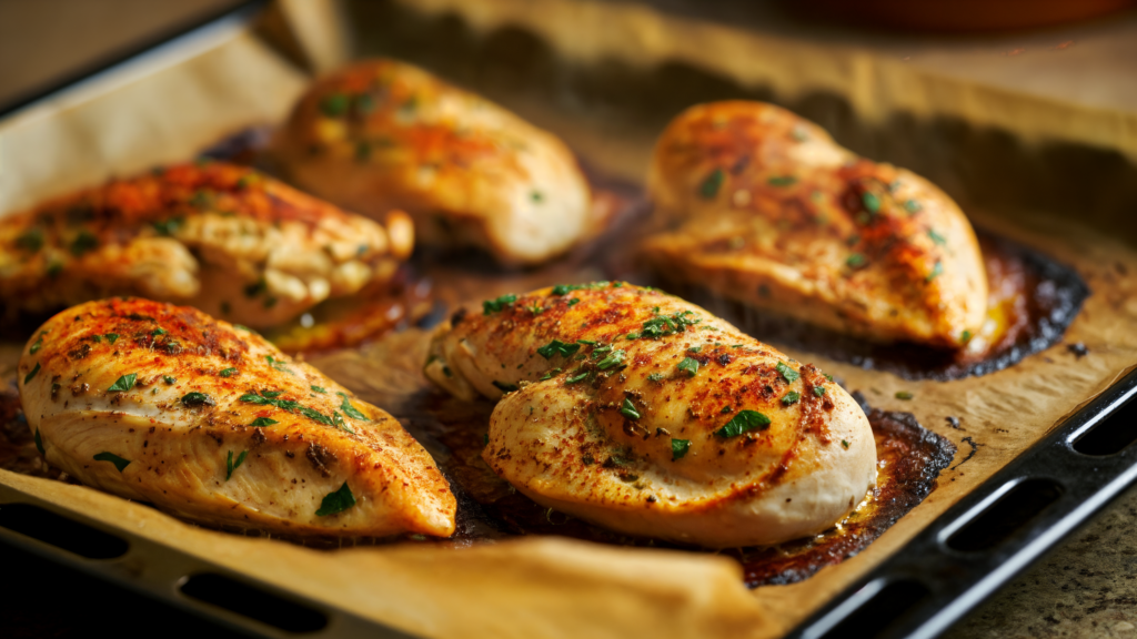 bake thin chicken breasts