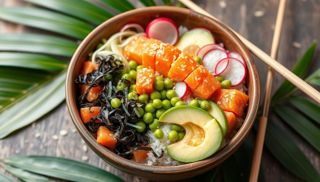 salmon poke bowl