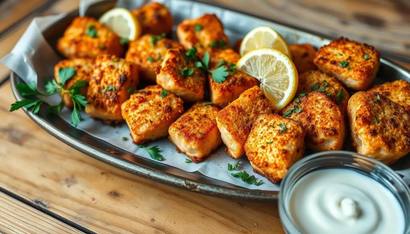 crispy salmon bites oven