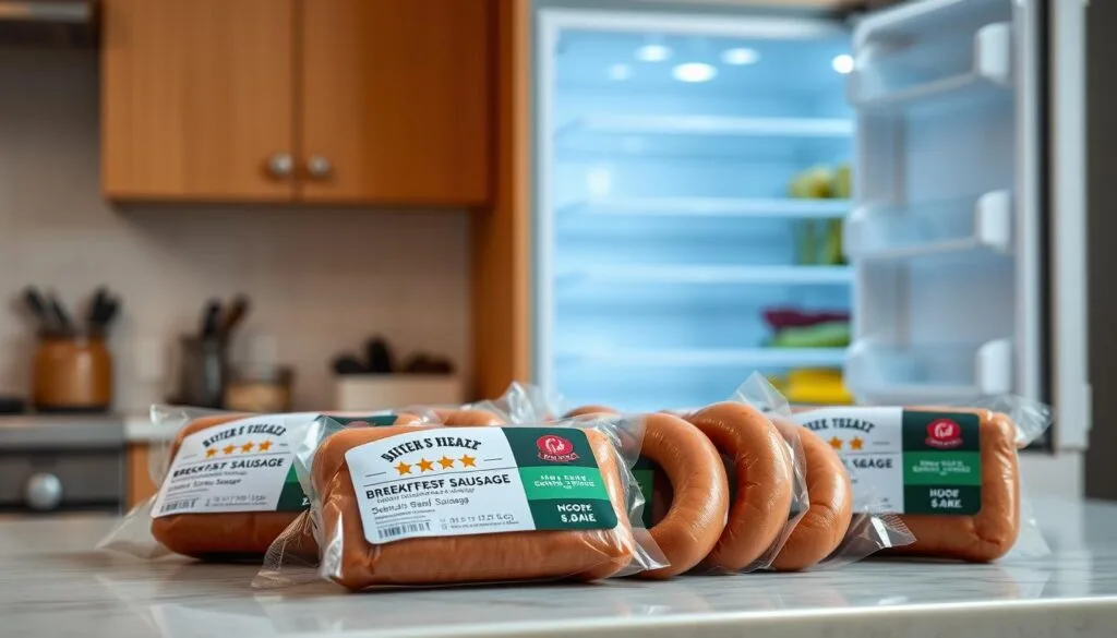 beef breakfast sausage storage