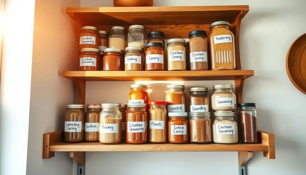 easy homemade seasoning storage