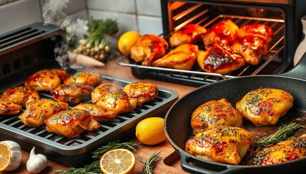 marinated chicken thighs cooking methods