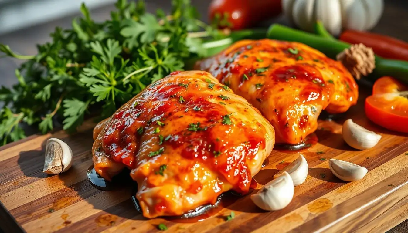 marinated chicken thighs