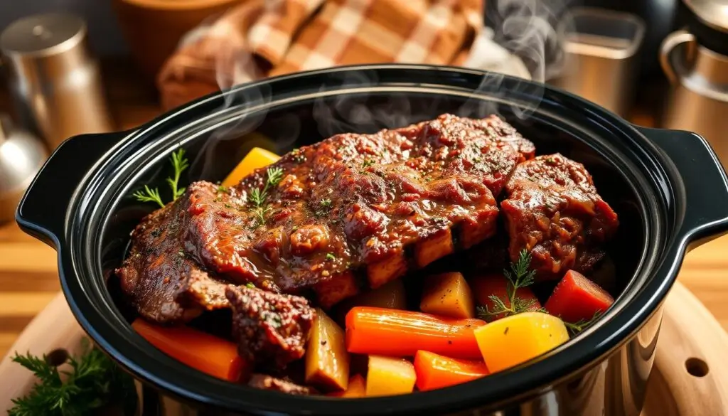 slow cooker beef ribs