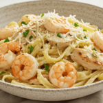 Chicken and Shrimp Alfredo