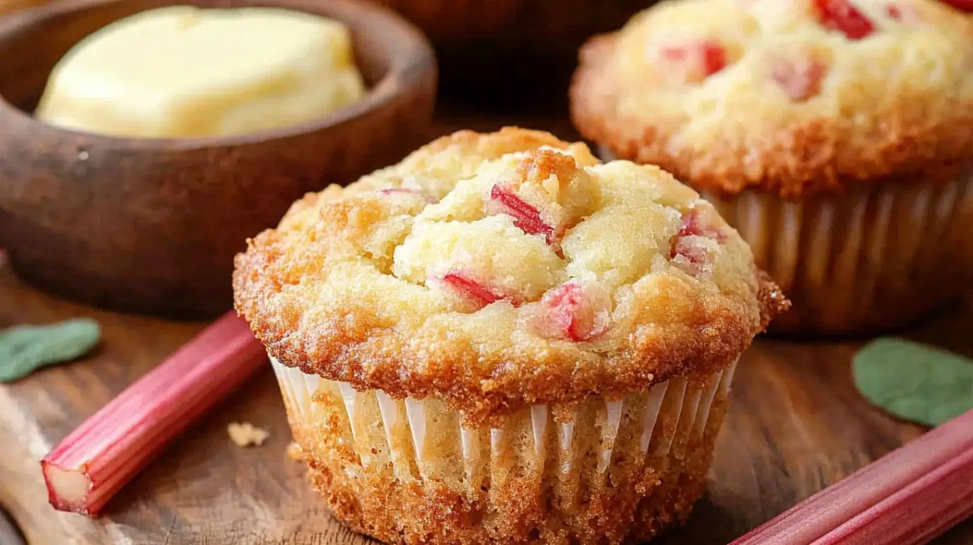 Rhubarb Muffins
