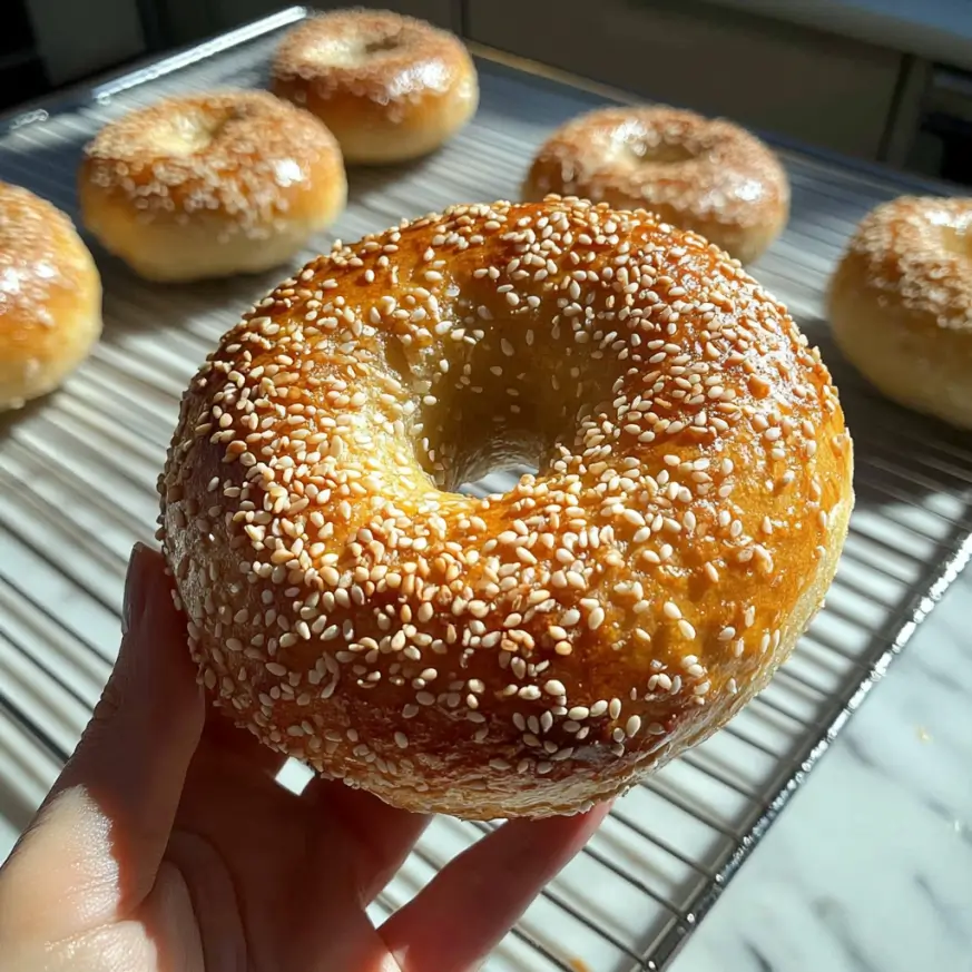 Cottage Cheese Bagel