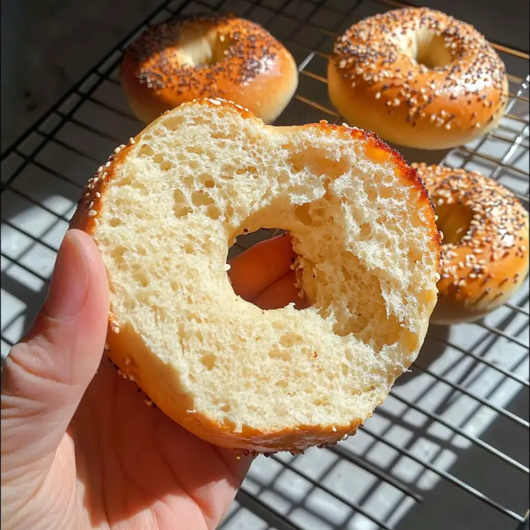 Cottage Cheese Bagel
